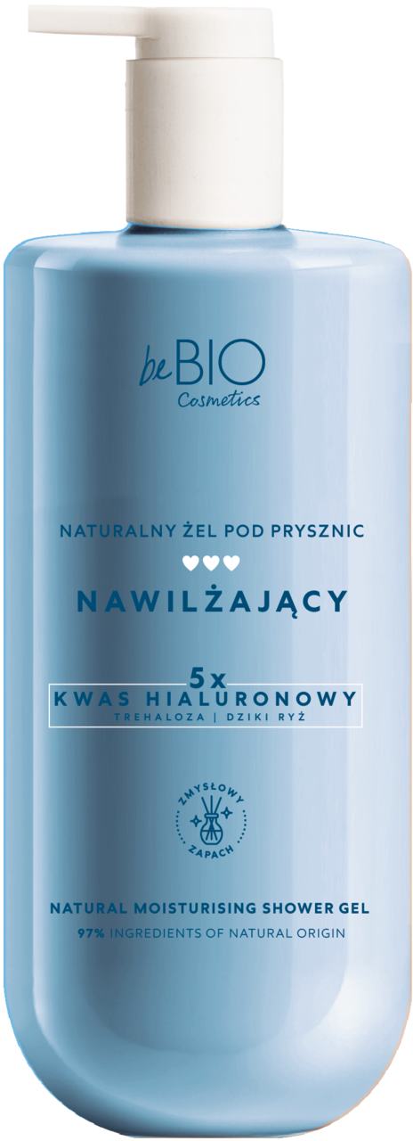 BEBIO COSMETICS, żel pod prysznic, nawilżający, 350 ml