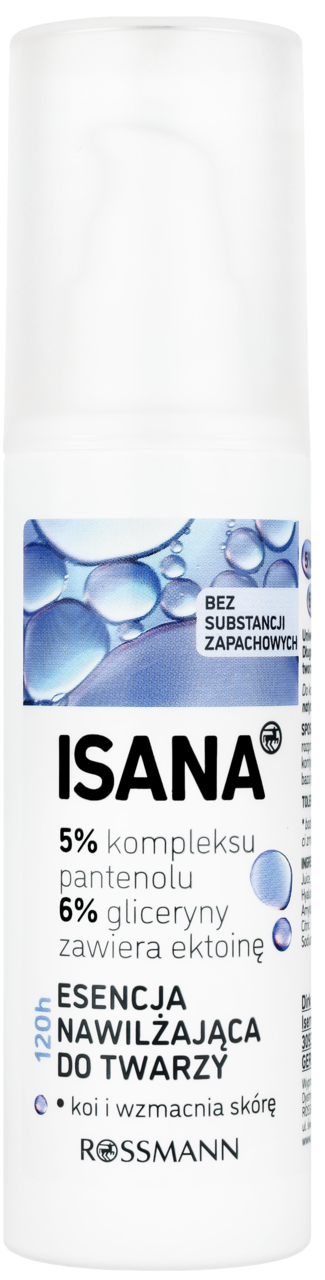 ISANA, Love Your Skin, esencja do twarzy, nawilżająca, 100 ml