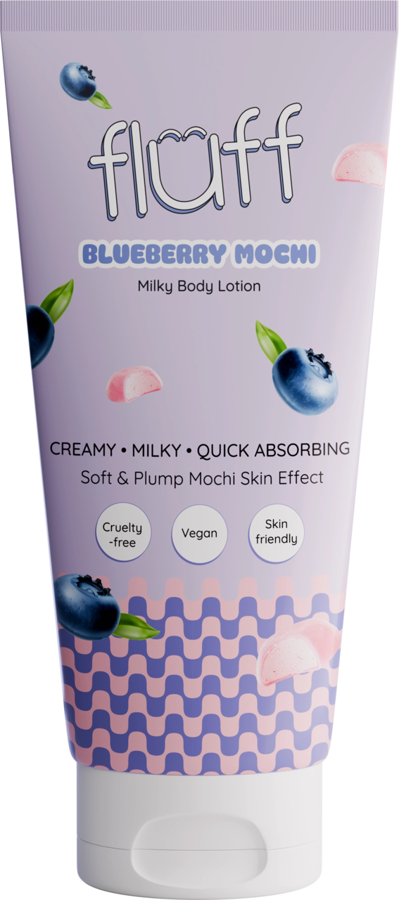 Fluff, balsam do ciała, Blueberry Mochi, 150 ml | Drogeria Rossmann.pl