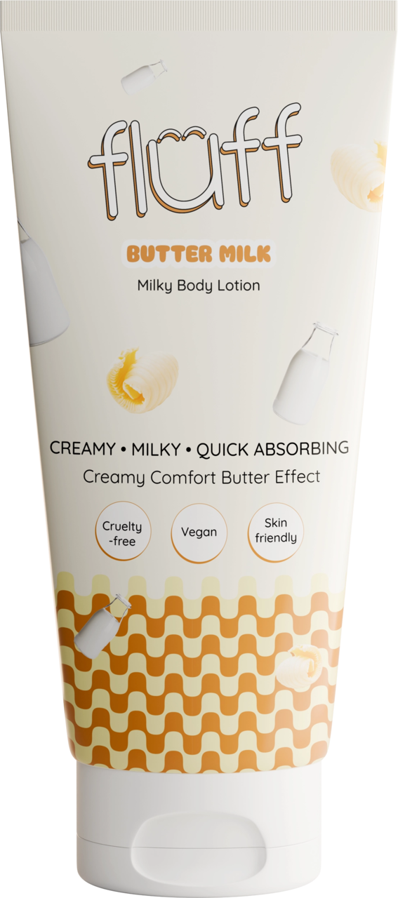 Fluff, balsam do ciała, Butter Milk, 150 ml | Drogeria Rossmann.pl