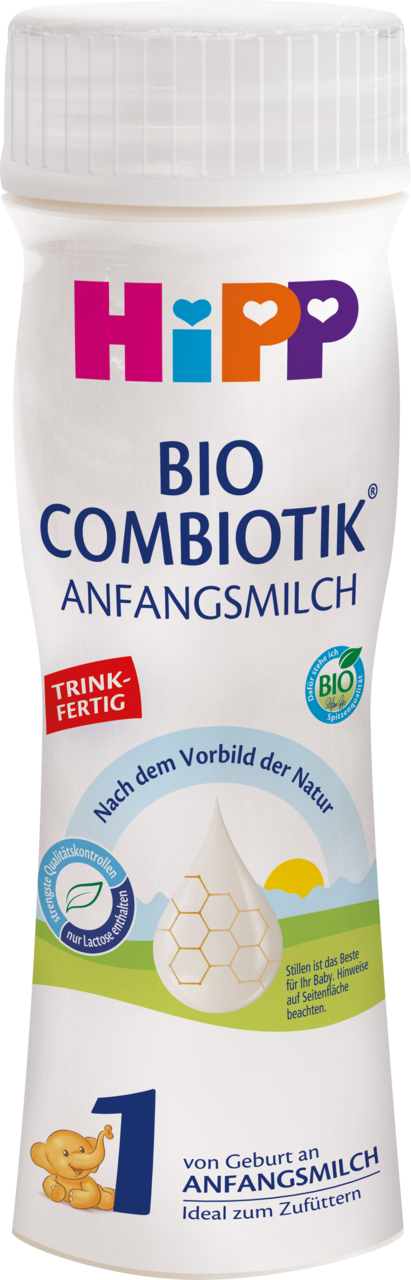 HIPP, BIO Combiotik, mleko początkowe w płynie, 1, dla niemowląt od urodzenia, 200 ml