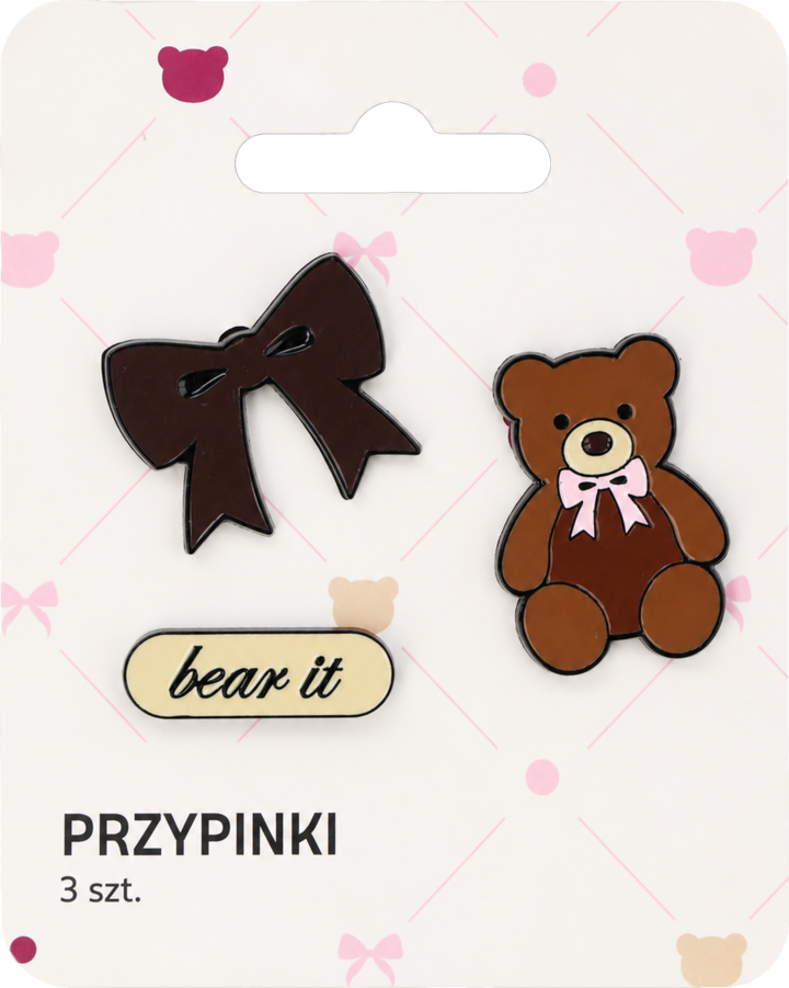 ELOY, zestaw pinów, Bear It, różne rodzaje, 1 szt.
