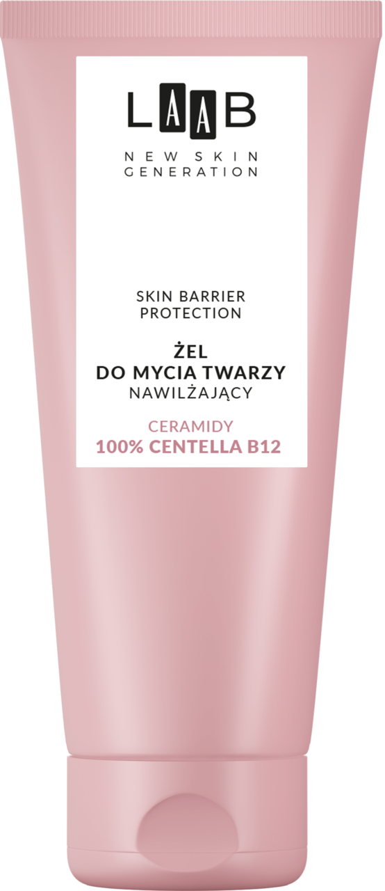 AA, LAAB Skin Barrier Protection, żel do mycia twarzy, nawilżający, 100% Centella B12, 75 ml