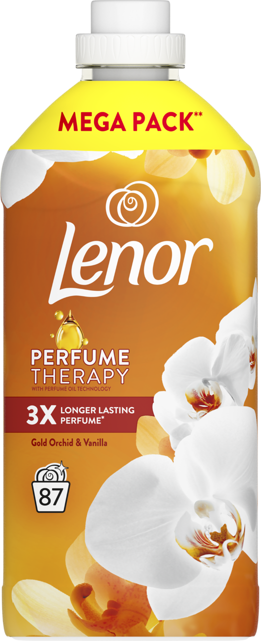 LENOR, Perfume Therapy, płyn do płukania tkanin, Gold Orchid & Vanilla, 1,82 l