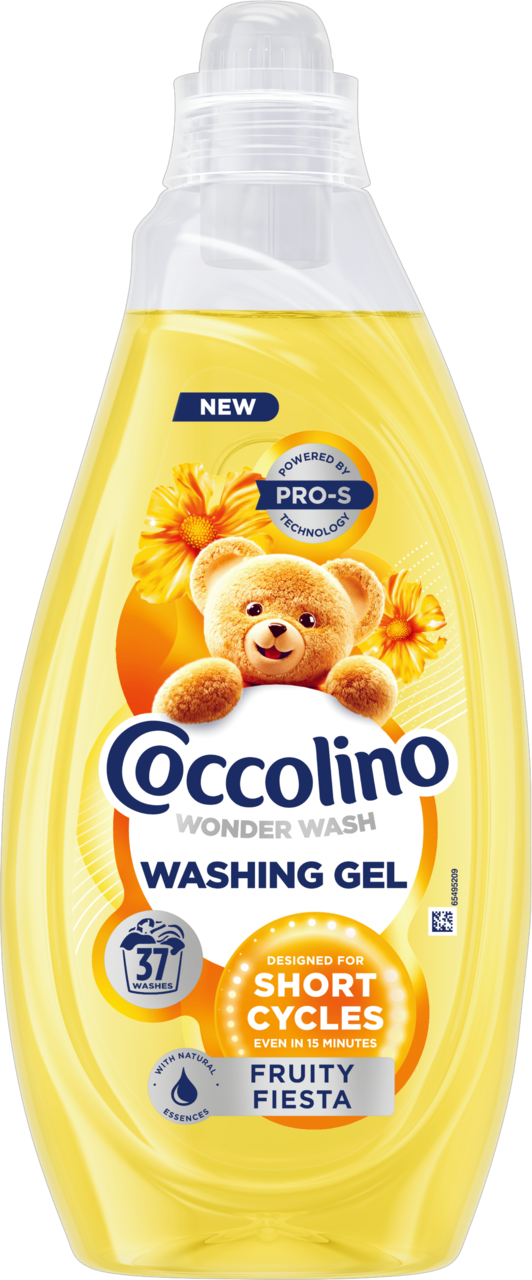 COCCOLINO, Wonder Wash, żel do prania, Fruity Fiesta, 1 480 ml