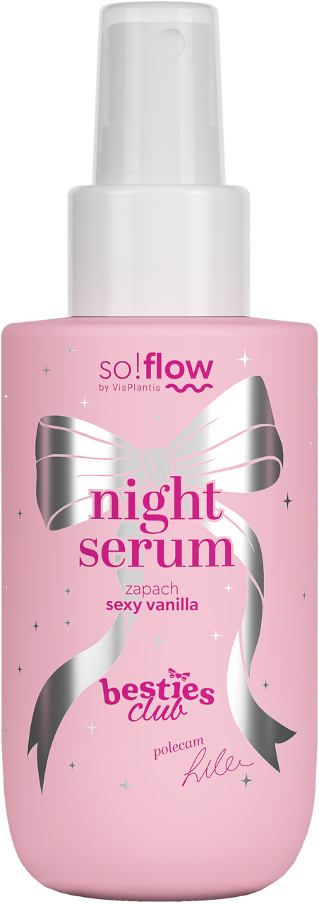 SO!FLOW BY VIS PLANTIS, x Besties Club by Lila, serum do włosów, wygładzające, na noc, 150 ml