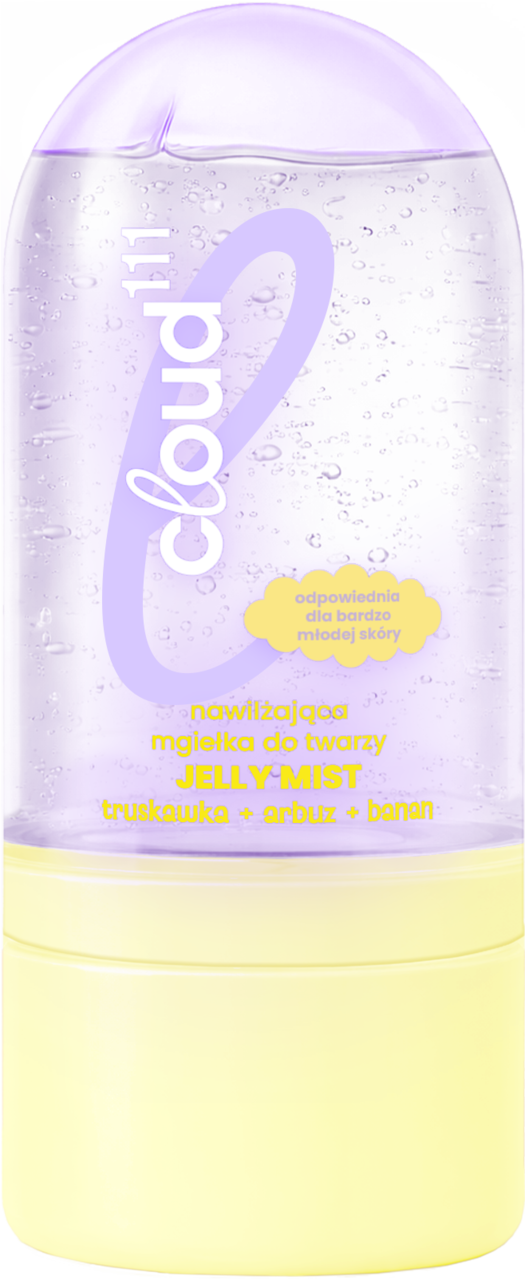 CLOUD111, mgiełka do twarzy, nawilżająca, Truskawka, Arbuz, Banan, 60 ml