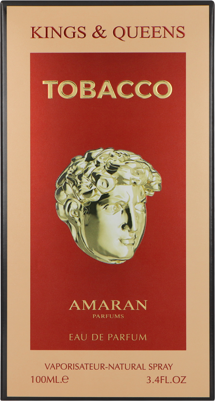 amaran tobacco AMARAN, Kings & Queens Tobacco, woda perfumowana, unisex, 100 ml