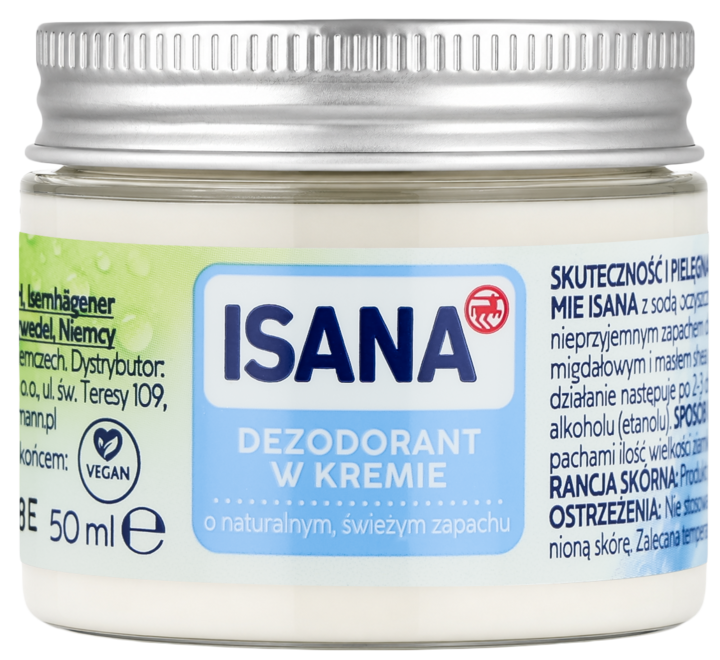 ISANA, dezodorant w kremie, 50 ml