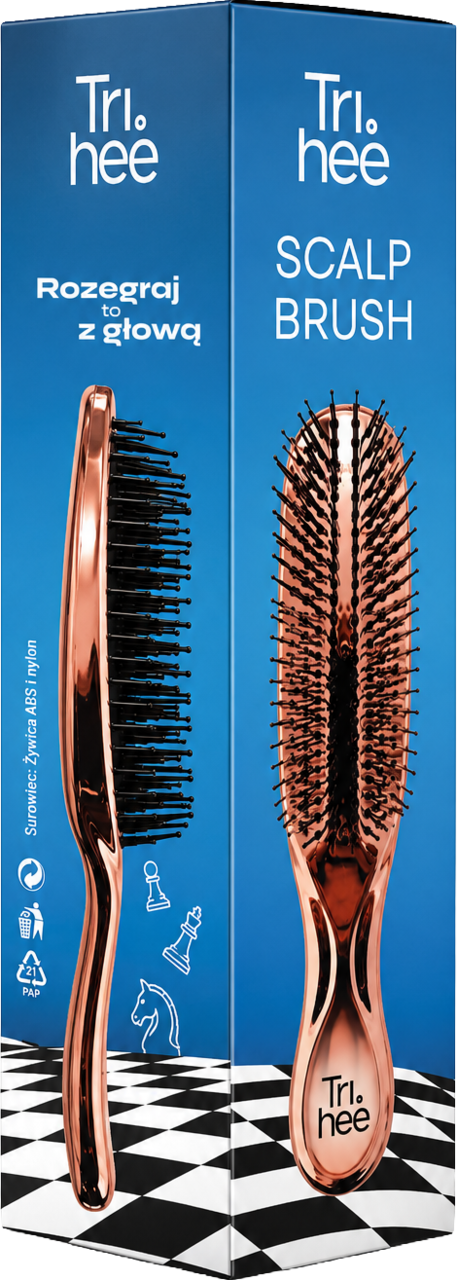 TRI.HEE, Scalp Brush, szczotka do skóry głowy, 1 szt.