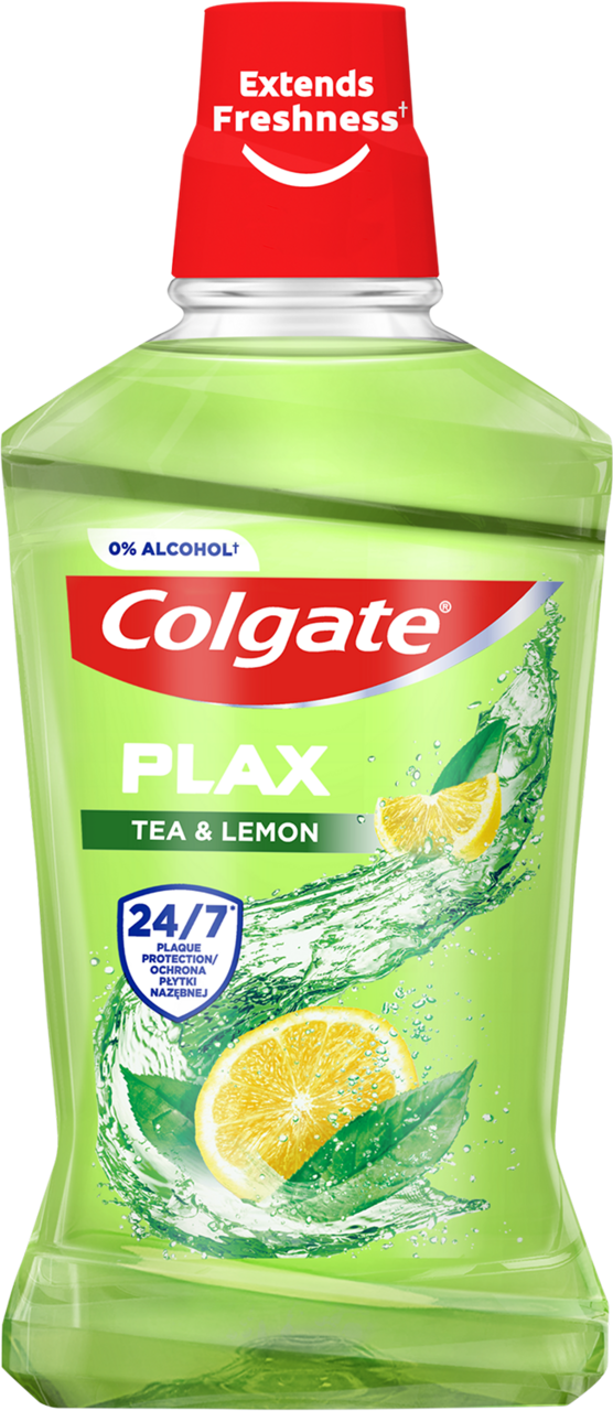 Colgate Tea COLGATE, Plax Tea & Lemon, płyn do płukania jamy ustnej, 500 ml ...