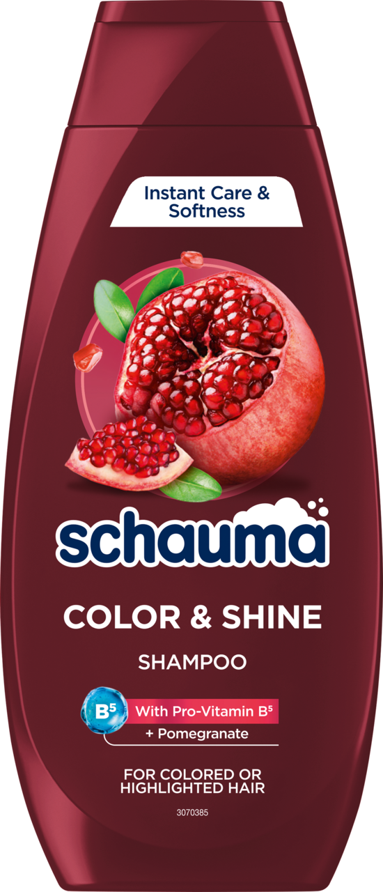 SCHAUMA, Color & Shine, szampon do włosów farbowanych i rozjaśnianych, 400 ml
