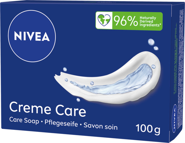 NIVEA, Creme Care, mydło w kostce, pielęgnujące, 100 g