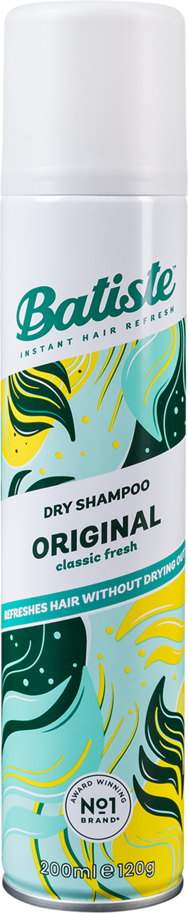 BATISTE, Original, suchy szampon do włosów, Klasyczna Świeżość, unisex, 200 ml