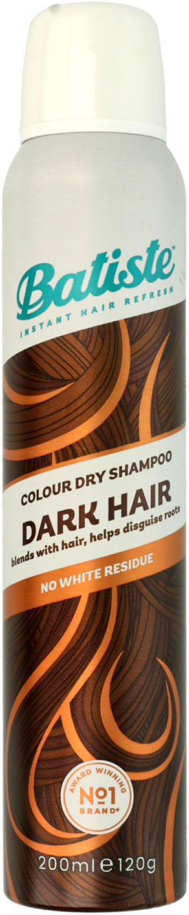 BATISTE, Dark Hair, suchy szampon do włosów ciemnych, 200 ml