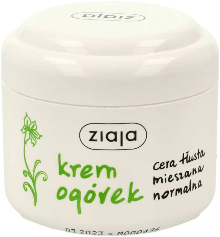 ZIAJA, Ogórek , krem do twarzy, nawilżający, 100 ml Drogeria Rossmann.pl