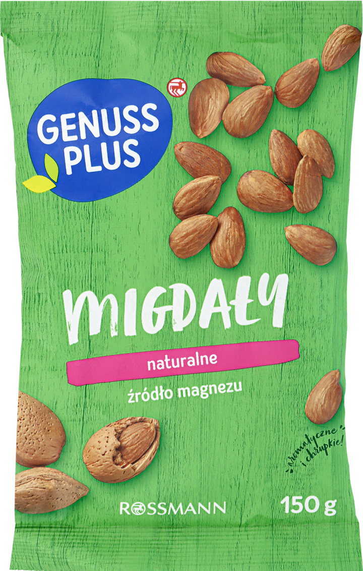 GENUSS PLUS, migdały, 150 g