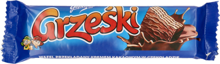 GOPLANA GRZEŚKI, wafel, przekładany kremem kakaowym w czekoladzie, 36 g