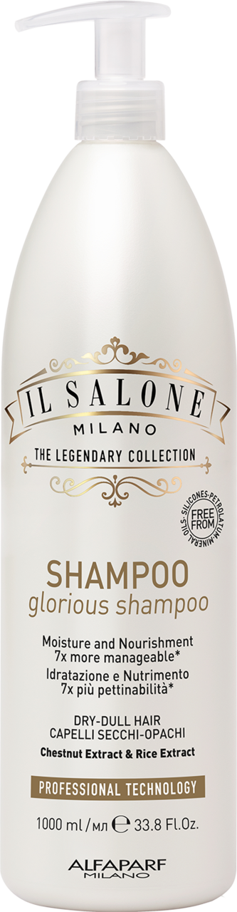 IL SALONE MILANO, Glorious, szampon do włosów suchych i matowych, 1000 ml