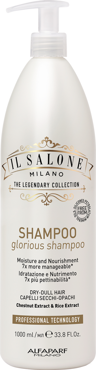 IL SALONE MILANO, Glorious, szampon do włosów suchych i matowych, 1000 ml