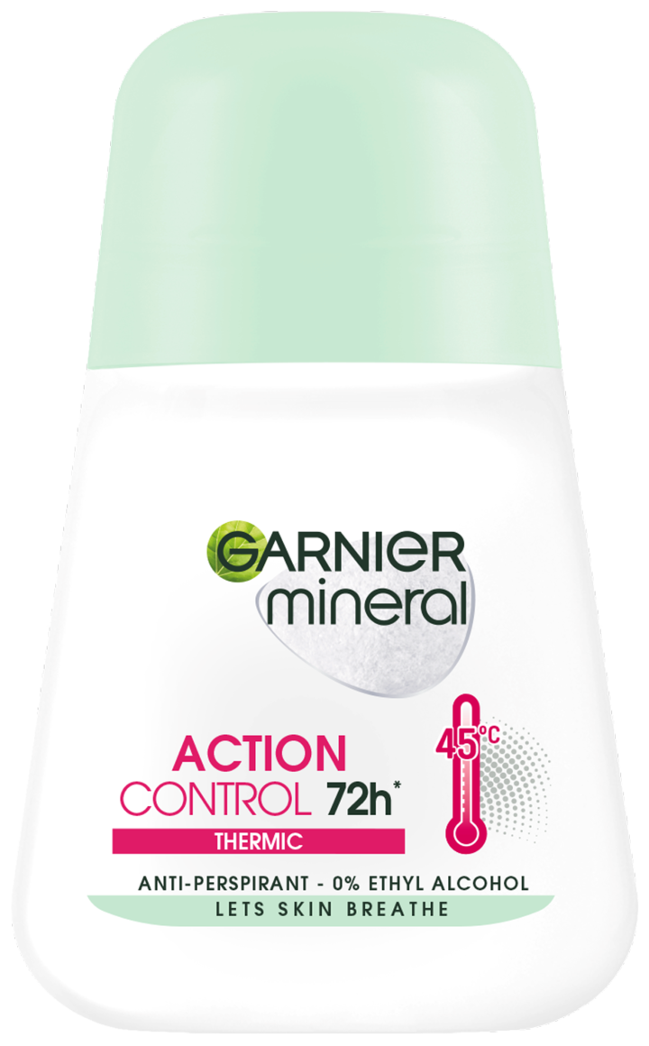 GARNIER MINERAL, Action Control Thermic, antyperspirant w kulce, dla kobiet, 72h, 50 ml