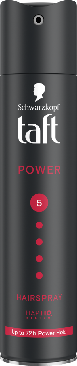 SCHWARZKOPF TAFT, Power, lakier do włosów, poziom utrwalenia 5, 250 ml