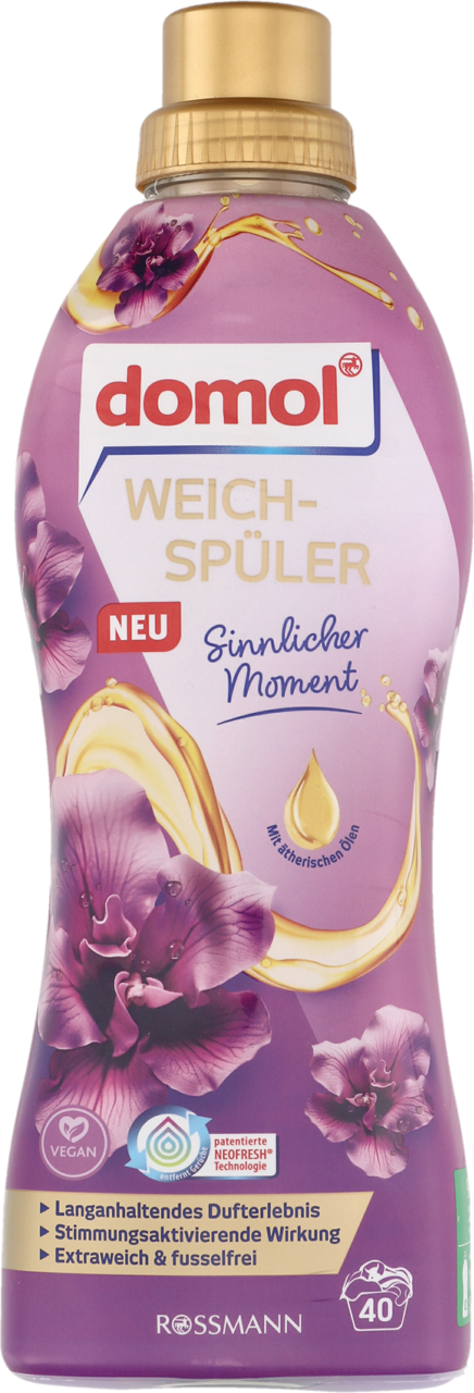 DOMOL, płyn do płukania tkanin, Zmysłowy Moment, 1 l