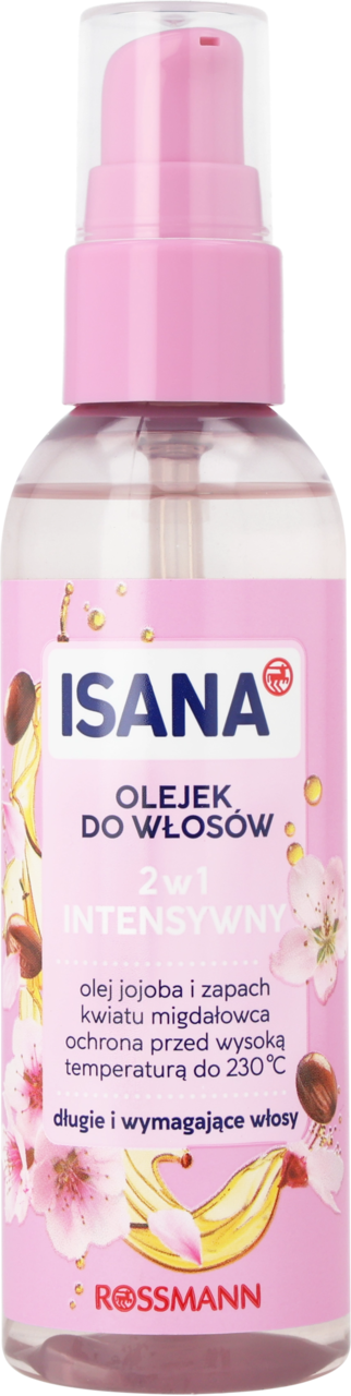 ISANA, olejek do włosów, 2w1, intensywny, 100 ml
