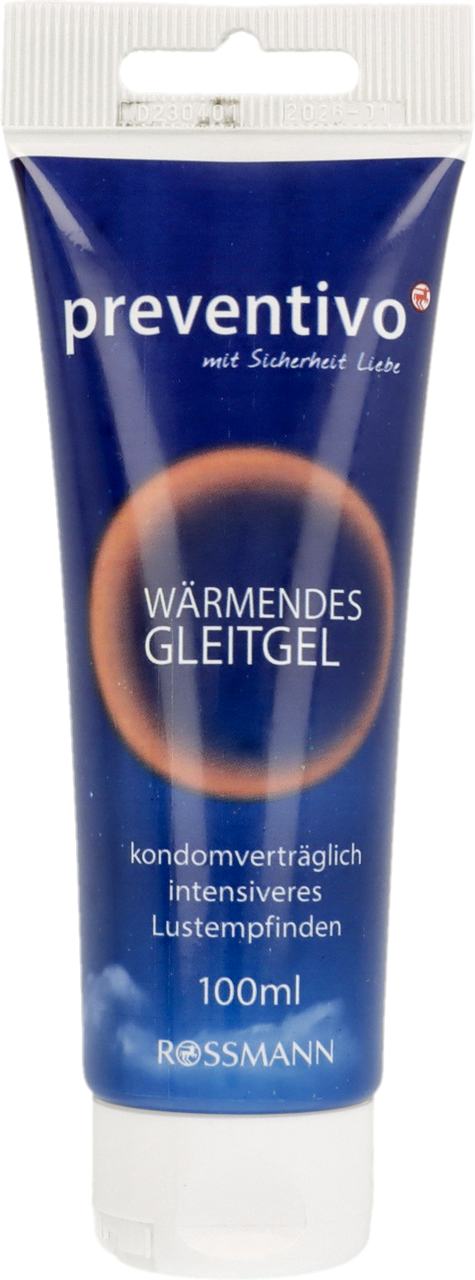 preventivo wärmendes gleitgel PREVENTIVO, , żel intymny, rozgrzewający, 100 ml