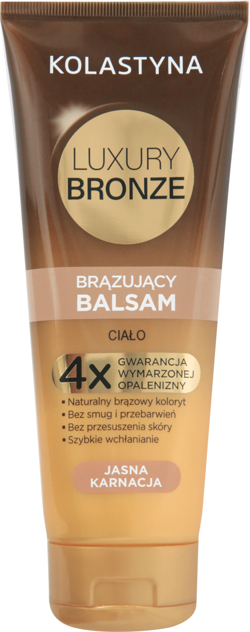 KOLASTYNA, Luxury Bronze, balsam do ciała, brązujący, do jasnej karnacji, 200 ml