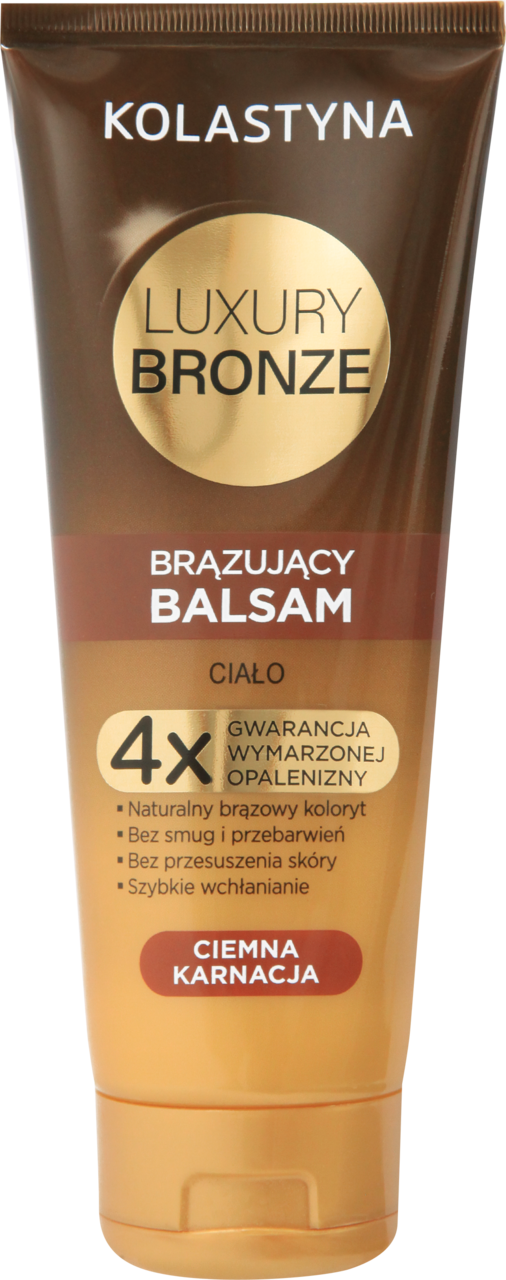 KOLASTYNA, Luxury Bronze, balsam do ciała, brązujący, do ciemnej karnacji, 200 ml