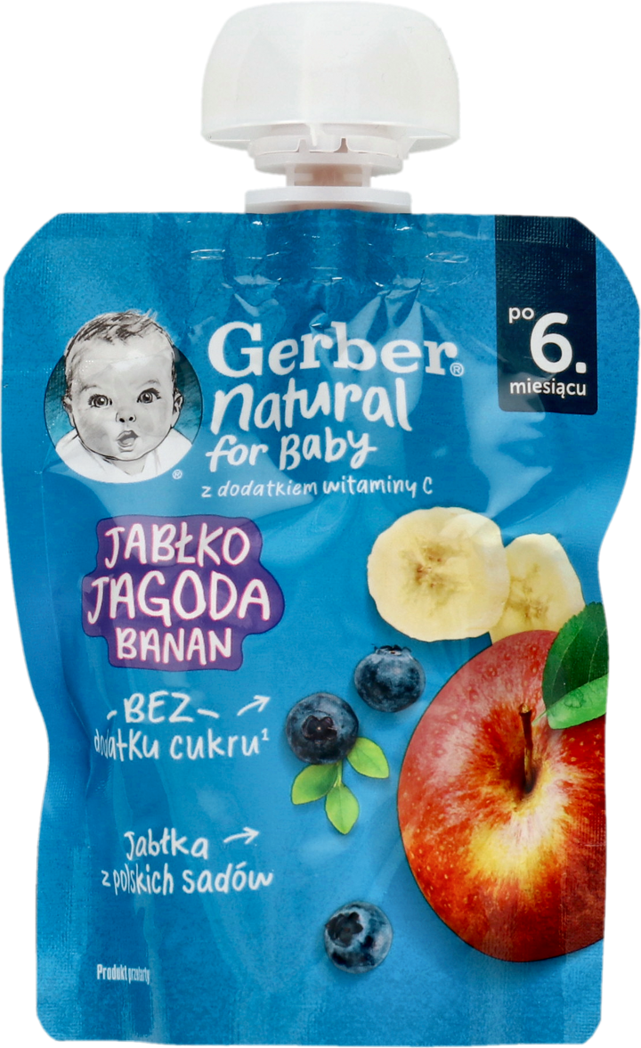 NESTL GERBER Deserek W Tubce Jab ko Jagoda Banan Po 6 m cu 80 G nestl-gerber-deserek-w-tubce-jab-ko-jagoda-banan-po-6-m-cu-80-g