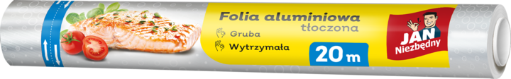 JAN NIEZBĘDNY, folia aluminiowa, dług. 20 m, 1 szt.