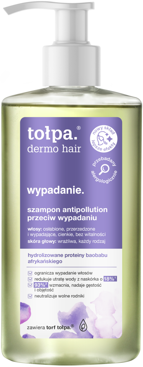 TOŁPA, Dermo Hair Wypadanie., szampon do włosów, wzmacniający, przeciw wypadaniu, 250 ml