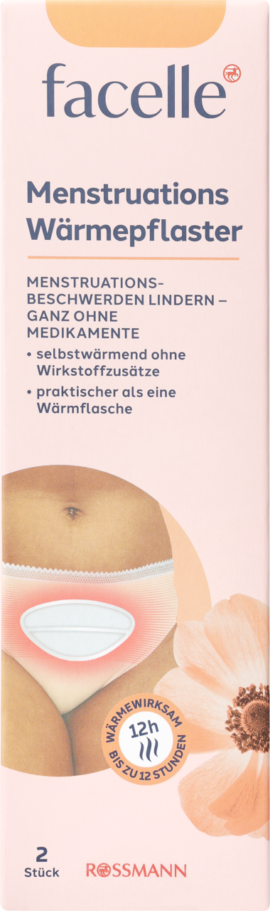 FACELLE, plastry menstruacyjne, rozgrzewające, 2 szt.