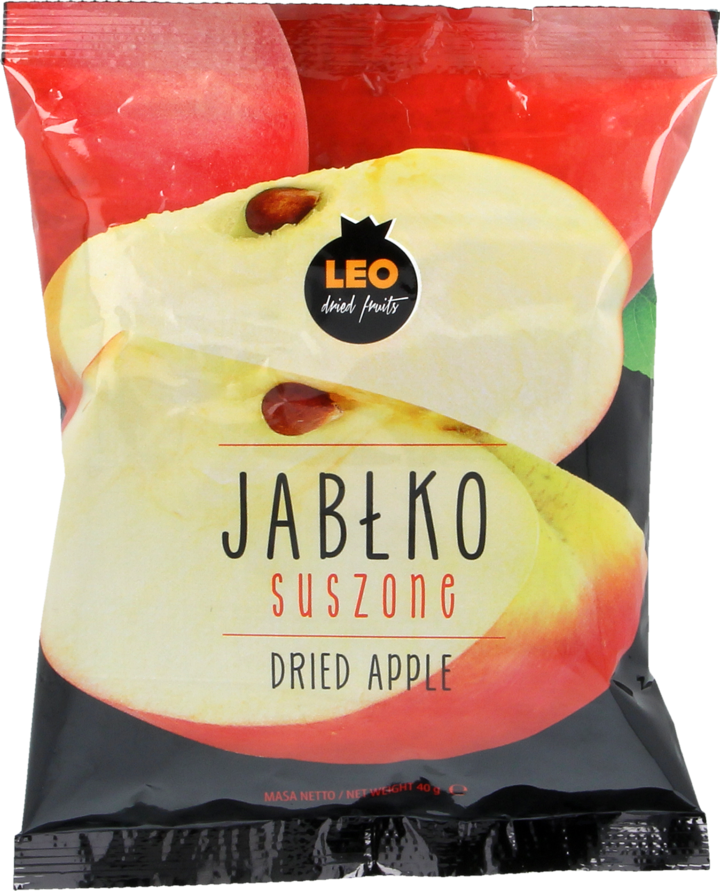 LEO, chipsy jabłkowe, 40 g
