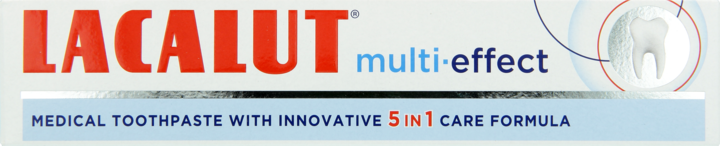 LACALUT, Multi-effect, pasta do zębów, z formułą 5w1, 75 ml