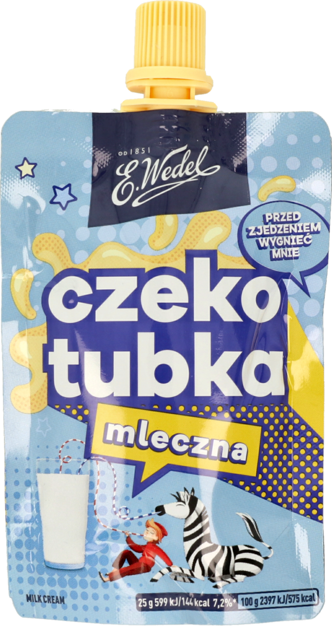 E.WEDEL CZEKOTUBKA, krem mleczny, 50 g