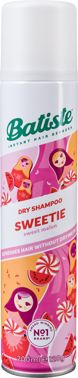 BATISTE, Sweetie, suchy szampon do włosów, Słodki Melon, 200 ml