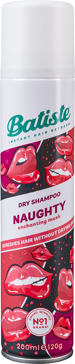 BATISTE, Naughty, suchy szampon do włosów, Urzekające Piżmo, 200 ml