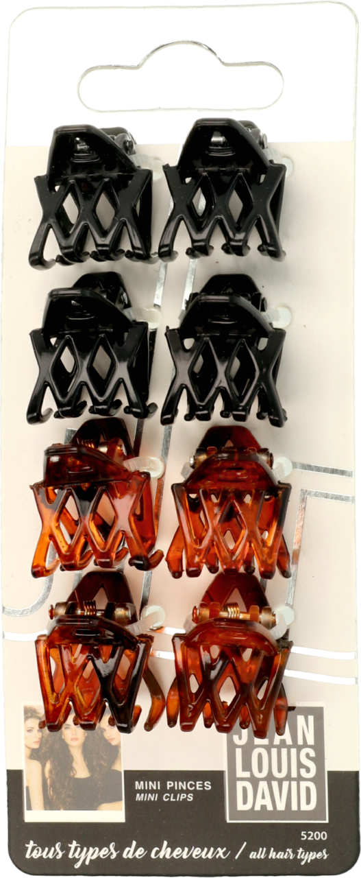JEAN LOUIS DAVID, spinki do włosów, 8 szt.