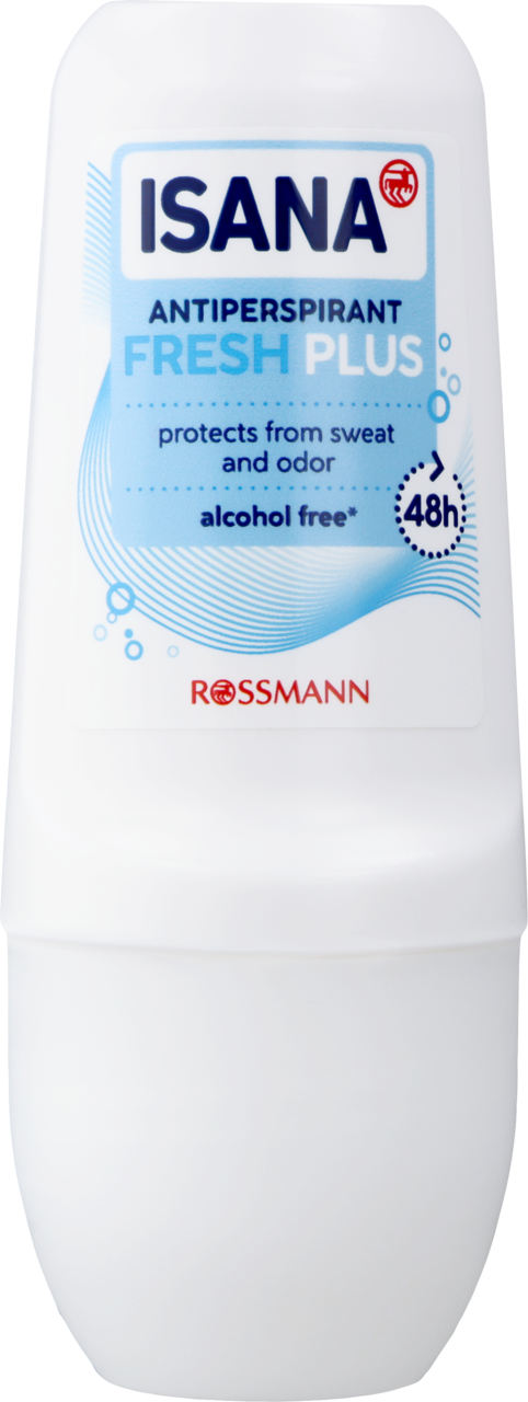 ISANA, antyperspirant w kulce, dla kobiet, 48h, Fresh Plus, 50 ml