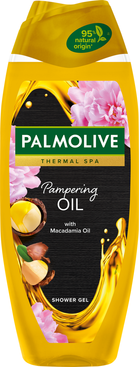 PALMOLIVE, Thermal SPA Pampering Oil, żel pod prysznic, z olejkiem makadamia, 500 ml
