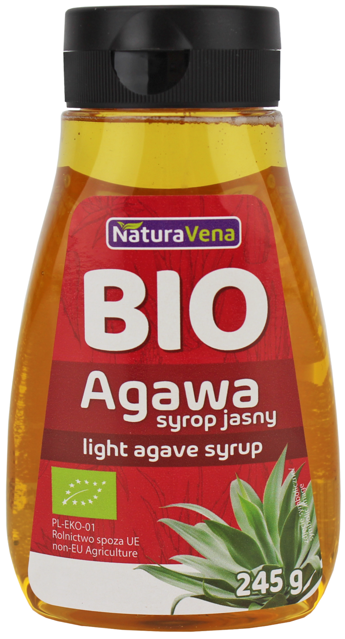 NATURAVENA, syrop z agawy, jasny, 245 g