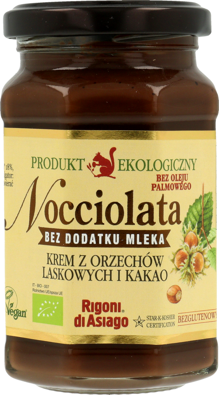 NOCCIOLATA Krem Z Orzech w Laskowych I Kakao Bez Dodatku Mleka 270 nocciolata-krem-z-orzech-w-laskowych-i-kakao-bez-dodatku-mleka-270