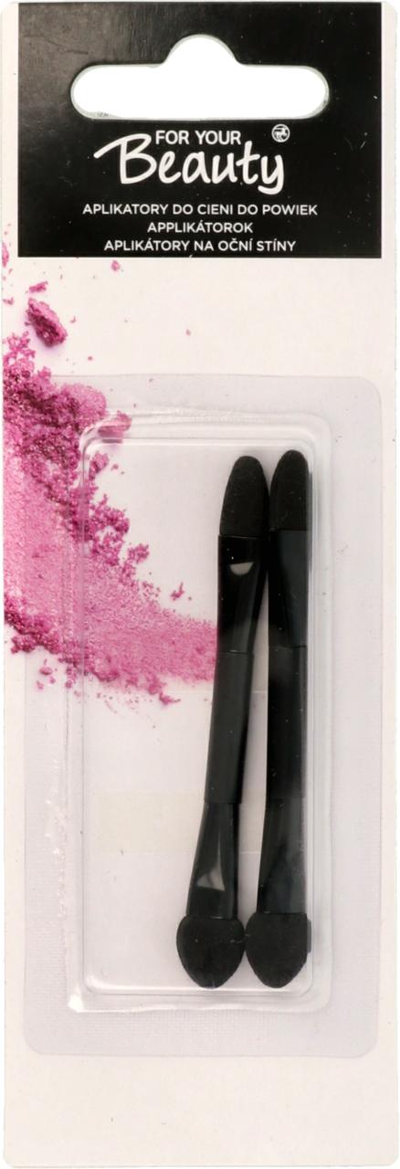 FOR YOUR BEAUTY, aplikator do cieni, 2 szt.
