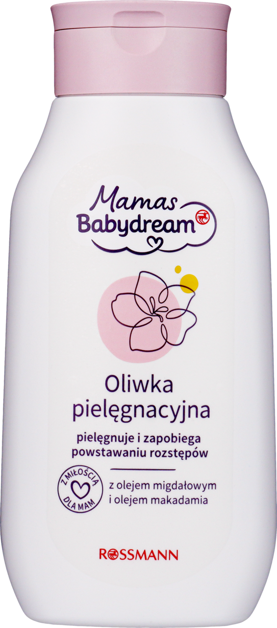 BABYDREAM, Mamas, oliwka przeciw rozstępom, pielęgnacyjna, dla kobiet w ciąży, 250 ml