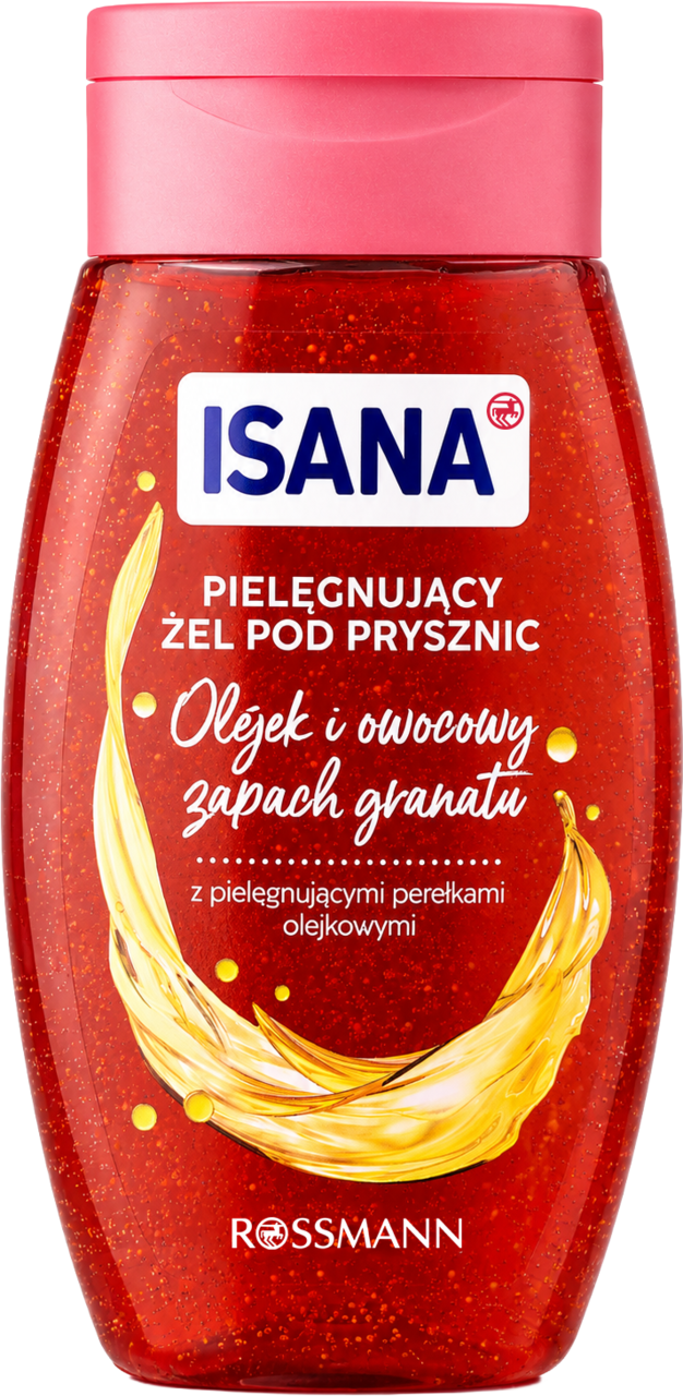 ISANA, żel pod prysznic, Granat, 250 ml