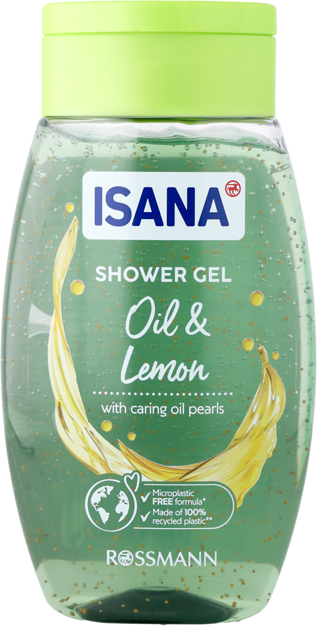ISANA, żel pod prysznic Oil&Lemon, 250 ml