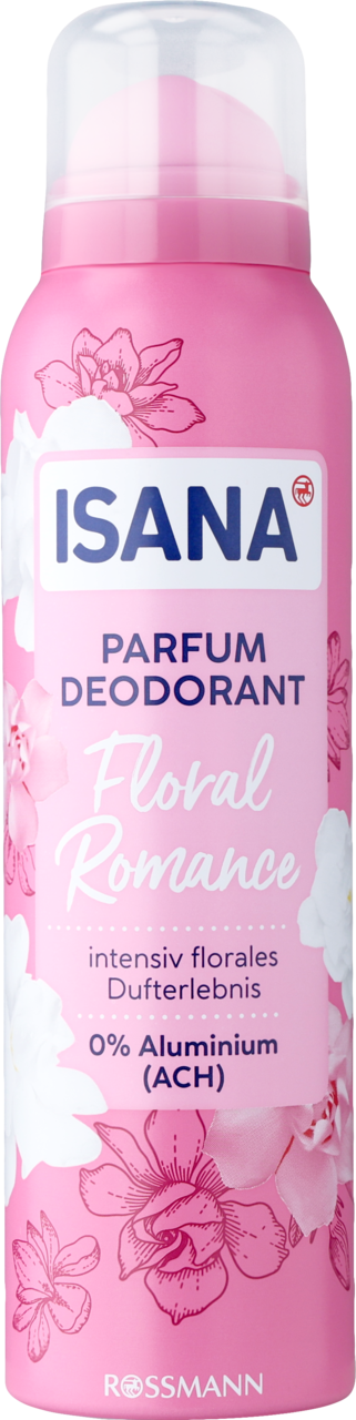ISANA, dezodorant w sprayu, perfumowany, dla kobiet, Floral Romance, 150 ml